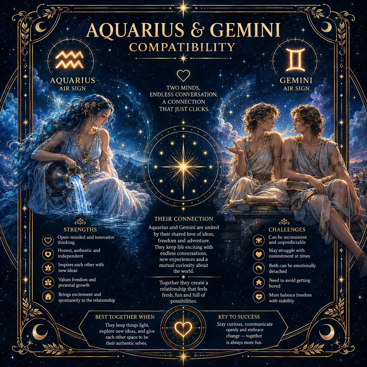 Aquarius and Gemini Compatibility